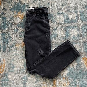 Abercrombie & Fitch Charcoal High Rise Denim